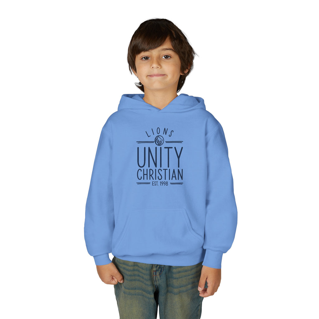 Youth Hoodie — Unity Christian Lions School Spirit Sweatshirt