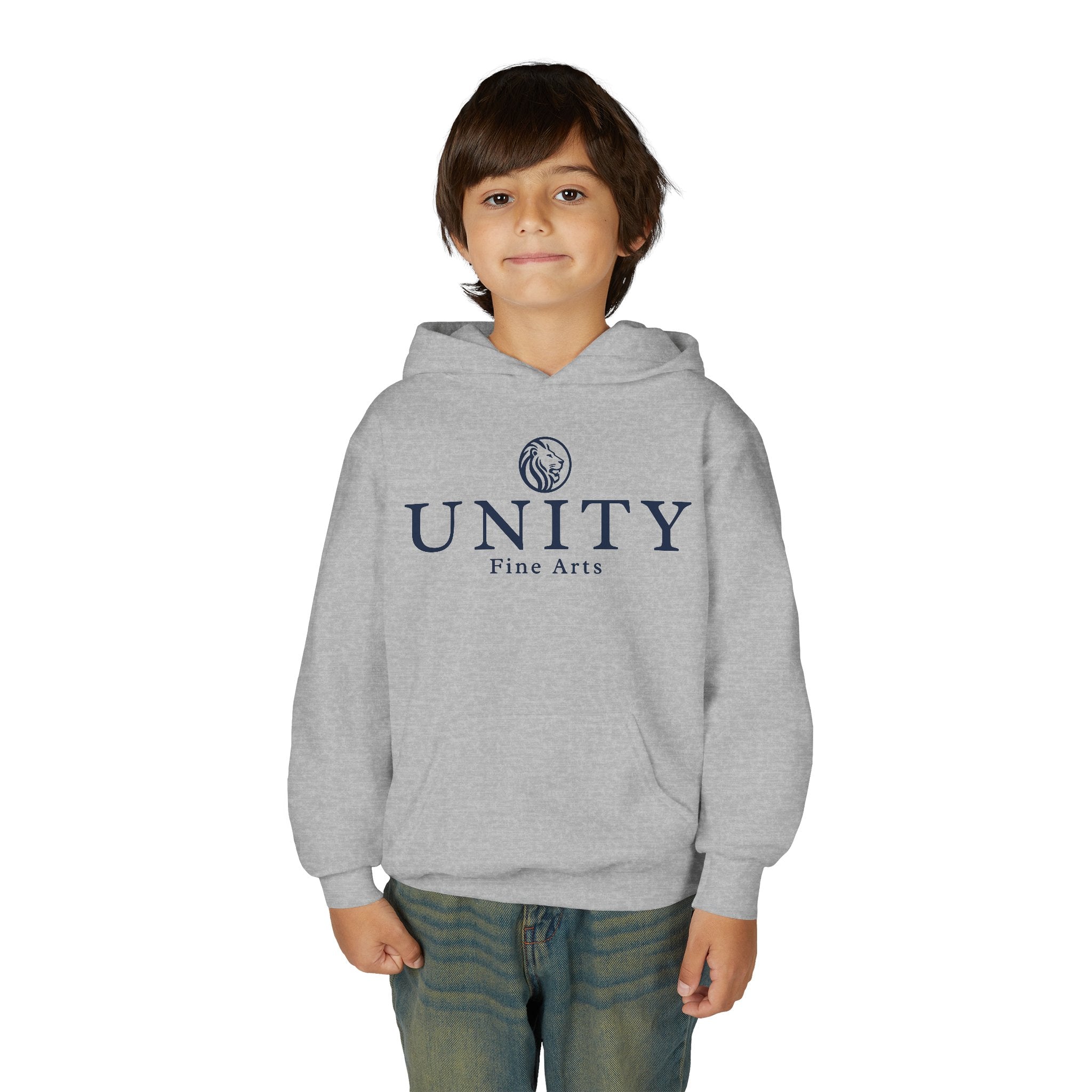 Unity Fine Arts Youth Hoodie – Classic Logo Pullover