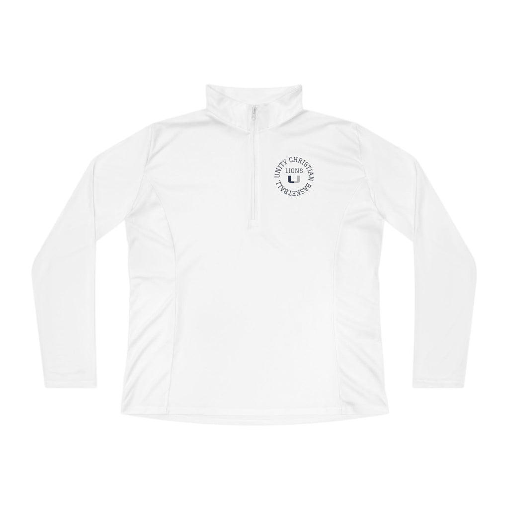 Ladies Quarter-Zip Pullover — 'Hoop in Unity' Lightweight Basketball Team Pullover