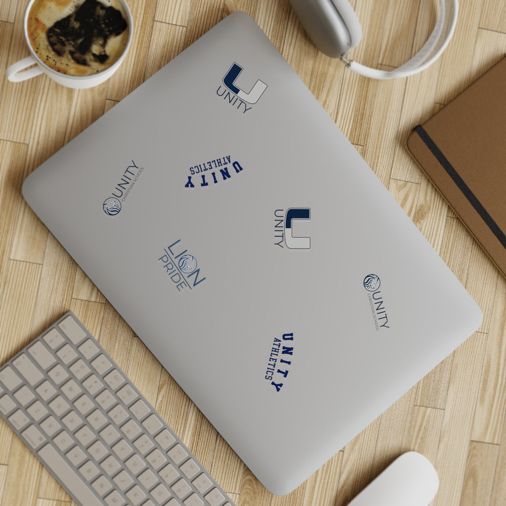 Unity School Logo Sticker Pack — 10pc Lion Pride & Athletics Decal Set