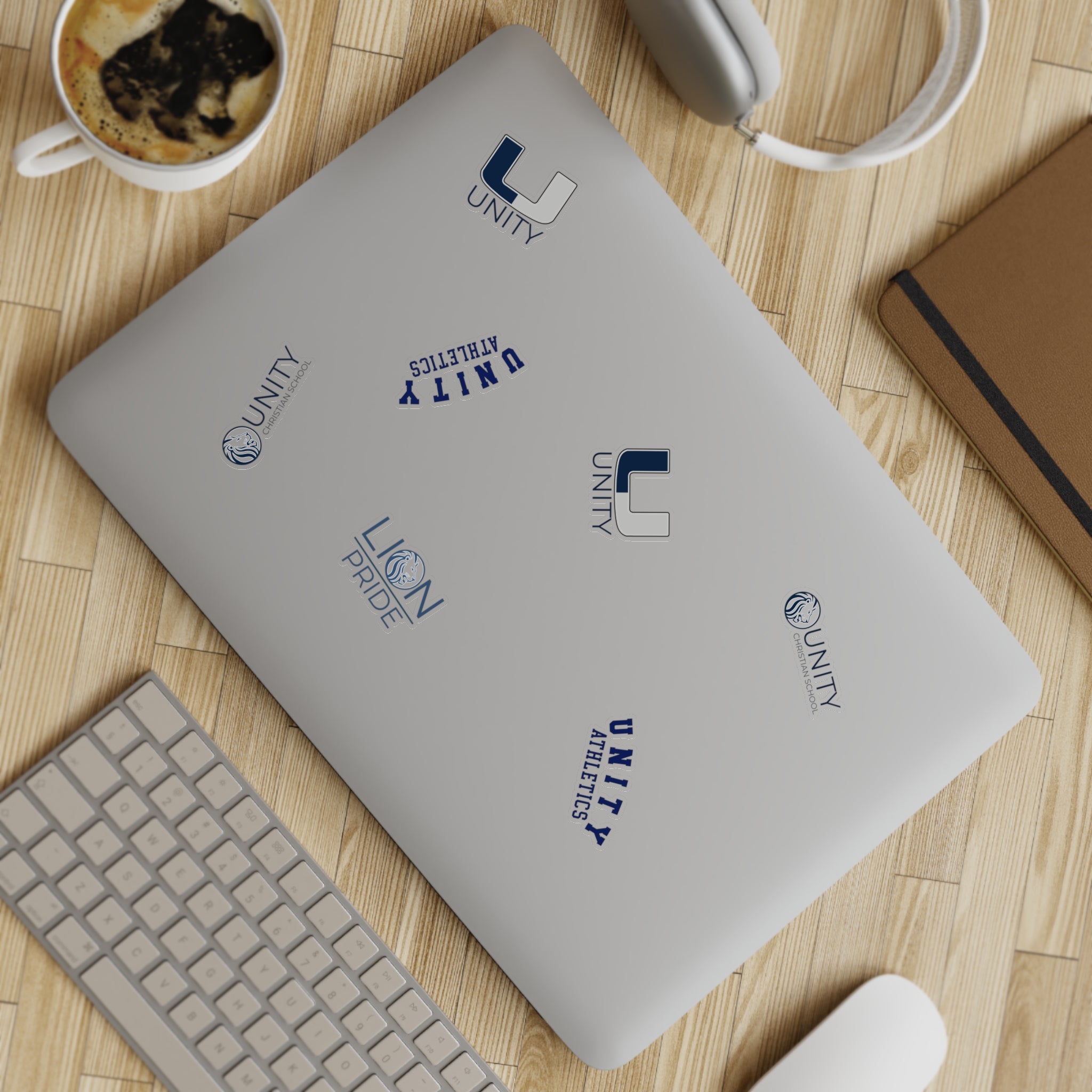 Unity School Logo Sticker Pack — 10pc Lion Pride & Athletics Decal Set