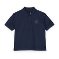 Youth Polo Shirt with Shield Crest Embroidery - School Uniform DryBlend