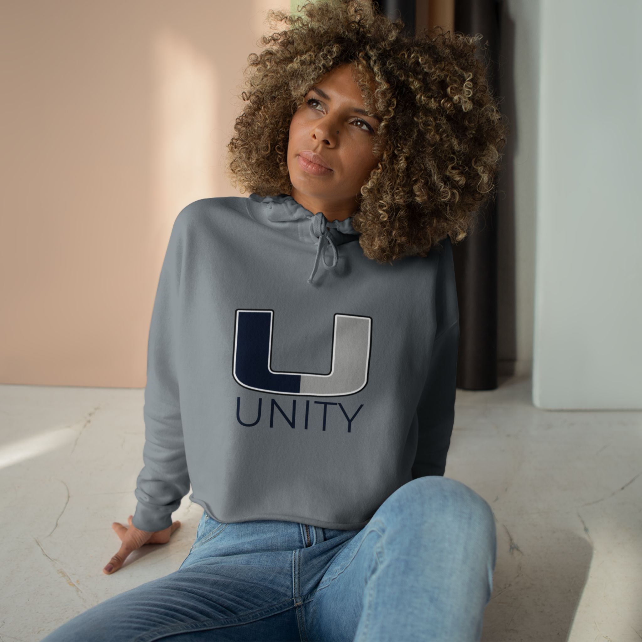 Unity Christian Cropped Hoodie