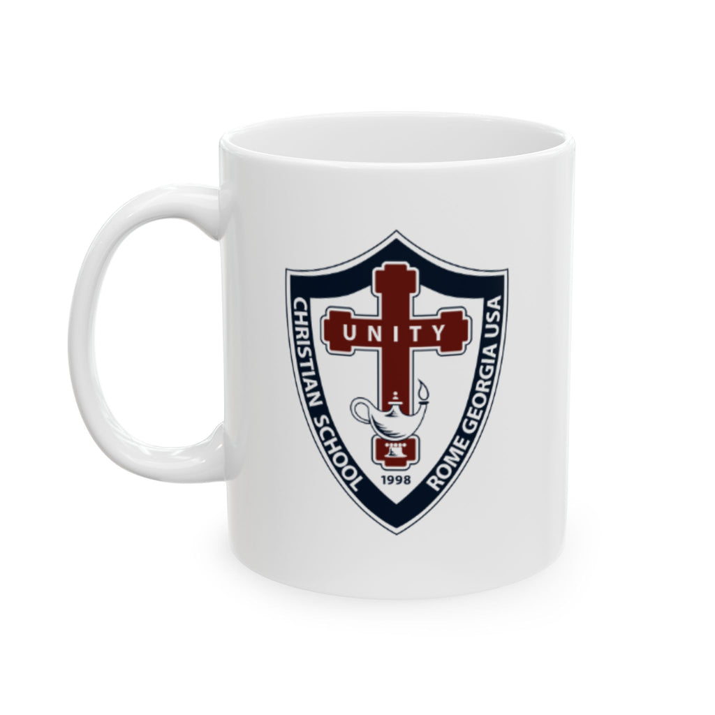 "School Crest" - Personalized Ceramic Coffee Mug