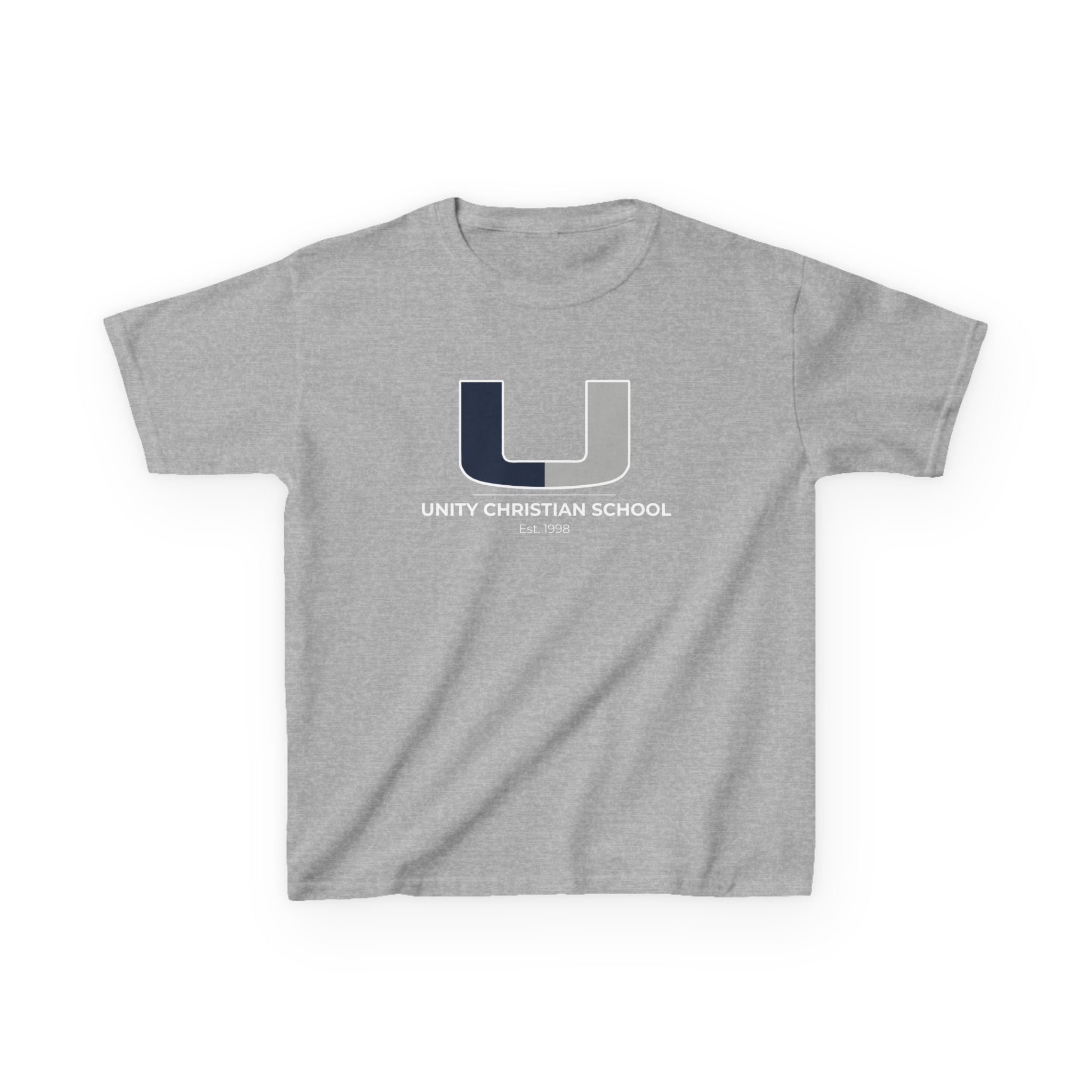 Kids Unity Christian School Tee - Heavy Cotton T-Shirt for School Spirit
