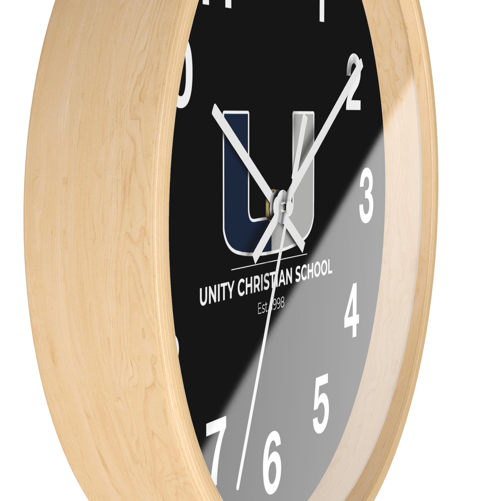 Personalized Unity Christian School Wall Clock - Stylish Home Decor