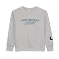 Unity Christian Lions Toddler Sweatshirt - Kids School Spirit Crewneck