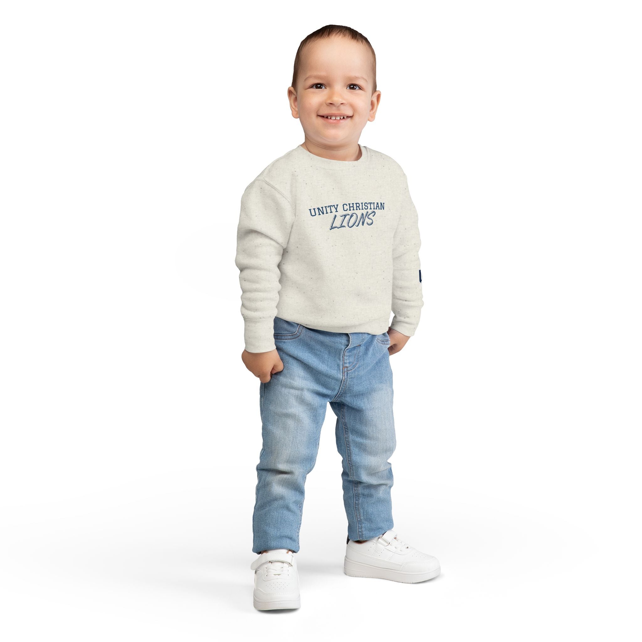 Unity Christian Lions Toddler Sweatshirt - Kids School Spirit Crewneck