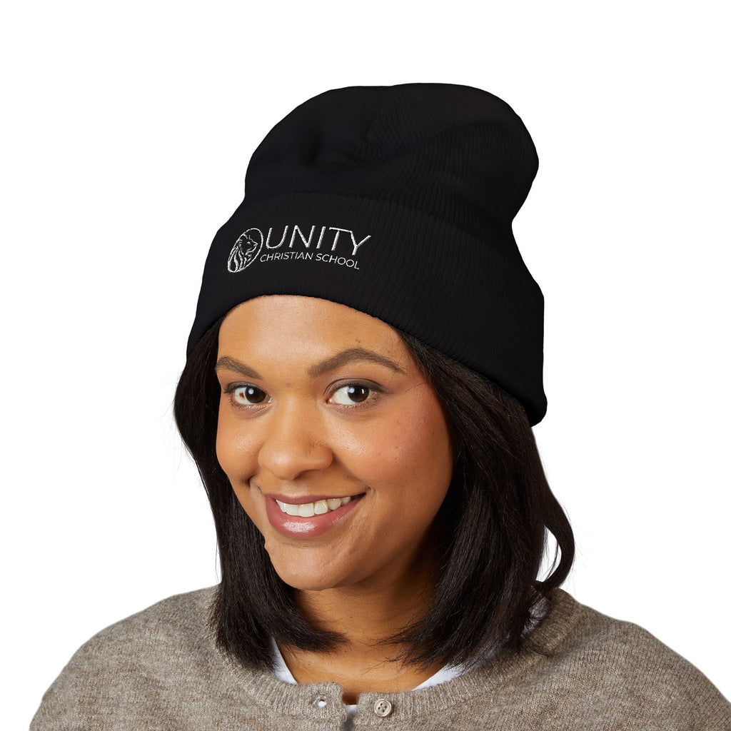 Embroidered Unity Beanie for School Spirit